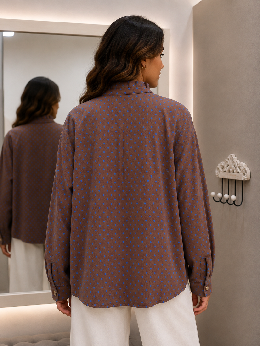 Chaqueta Vaquera Lunares Choco