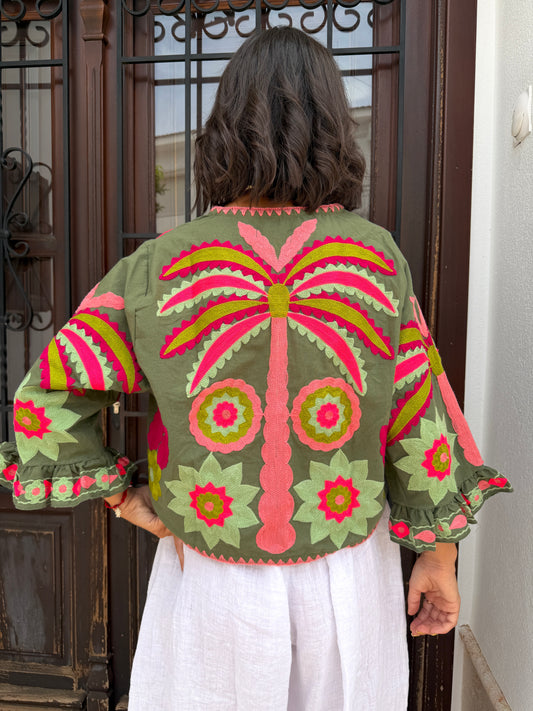 Blusa Palm Verde Militar