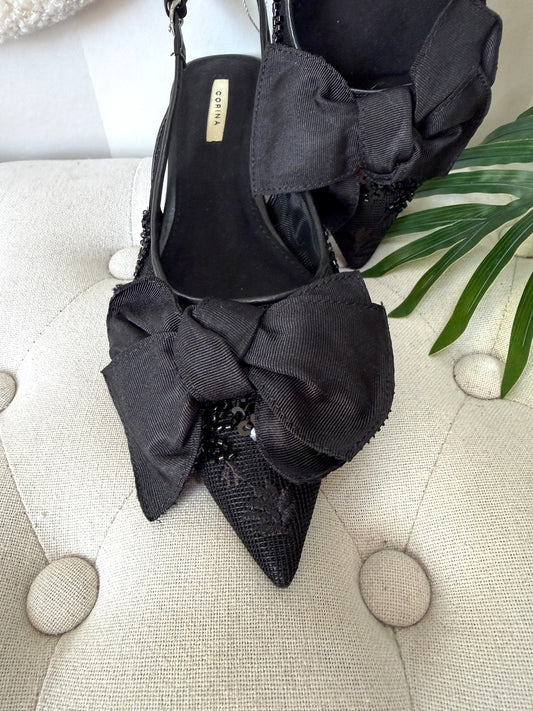 Zapato destalonado lazo