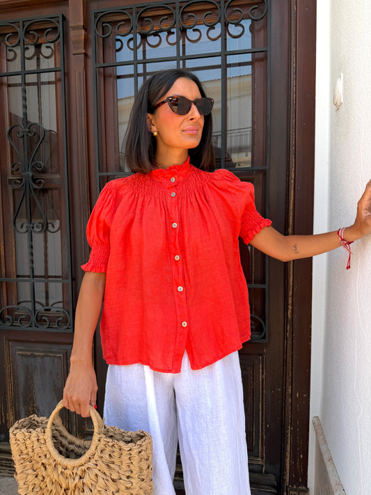 Blusa Cervantina Lino