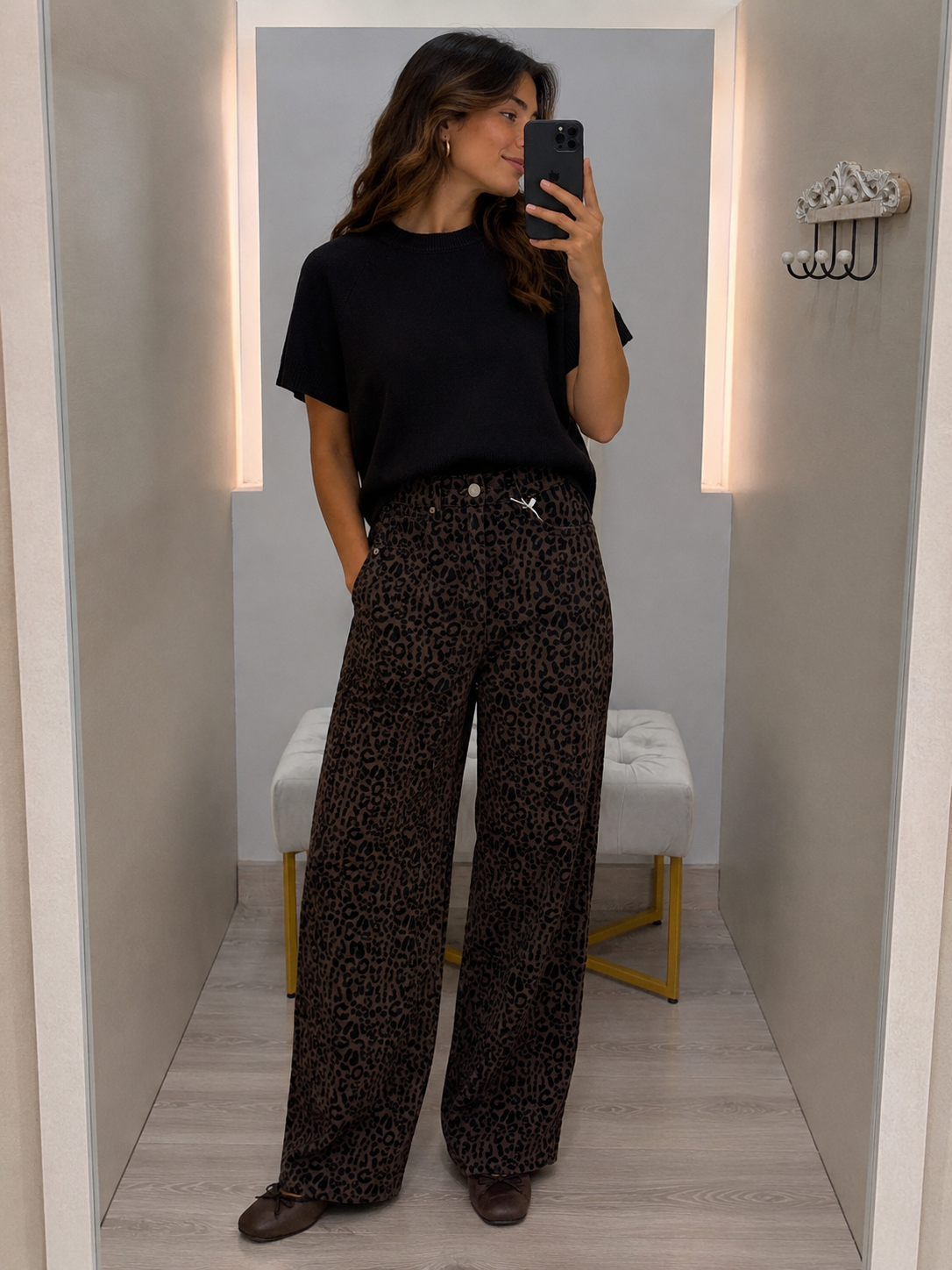 Pantalón Mom Fit Print