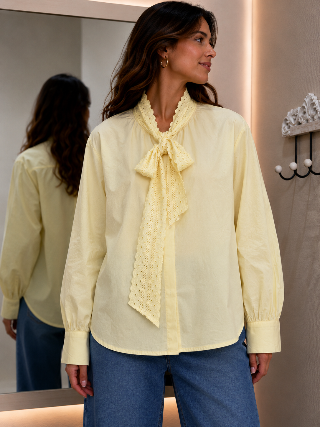 Camisa Lazada Amarilla