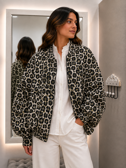 Bomber Print Oversize