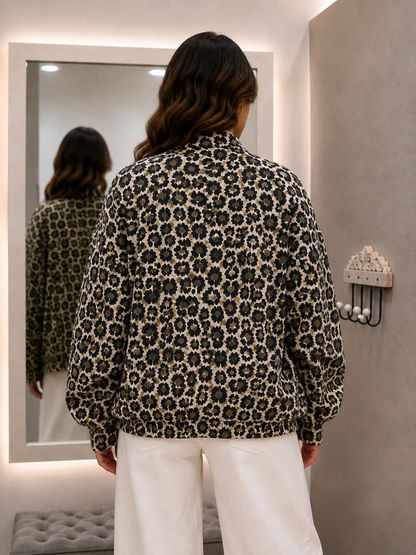 Bomber Print Oversize