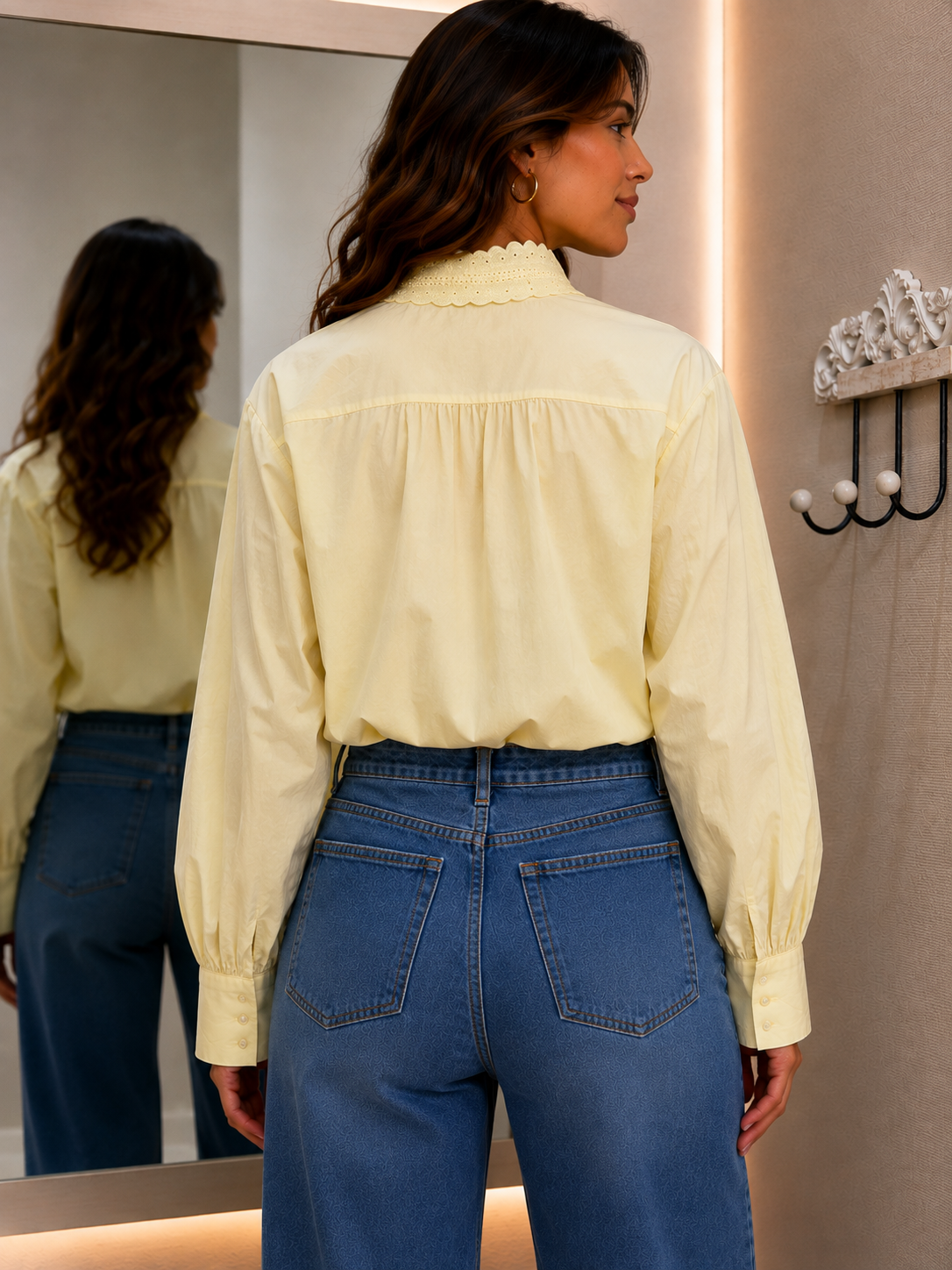 Camisa Lazada Amarilla