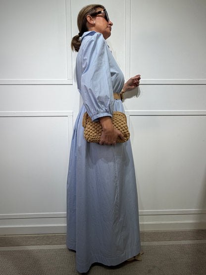 Vestido camisero Azul