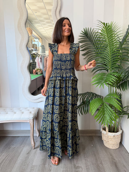 Vestido nido de abeja