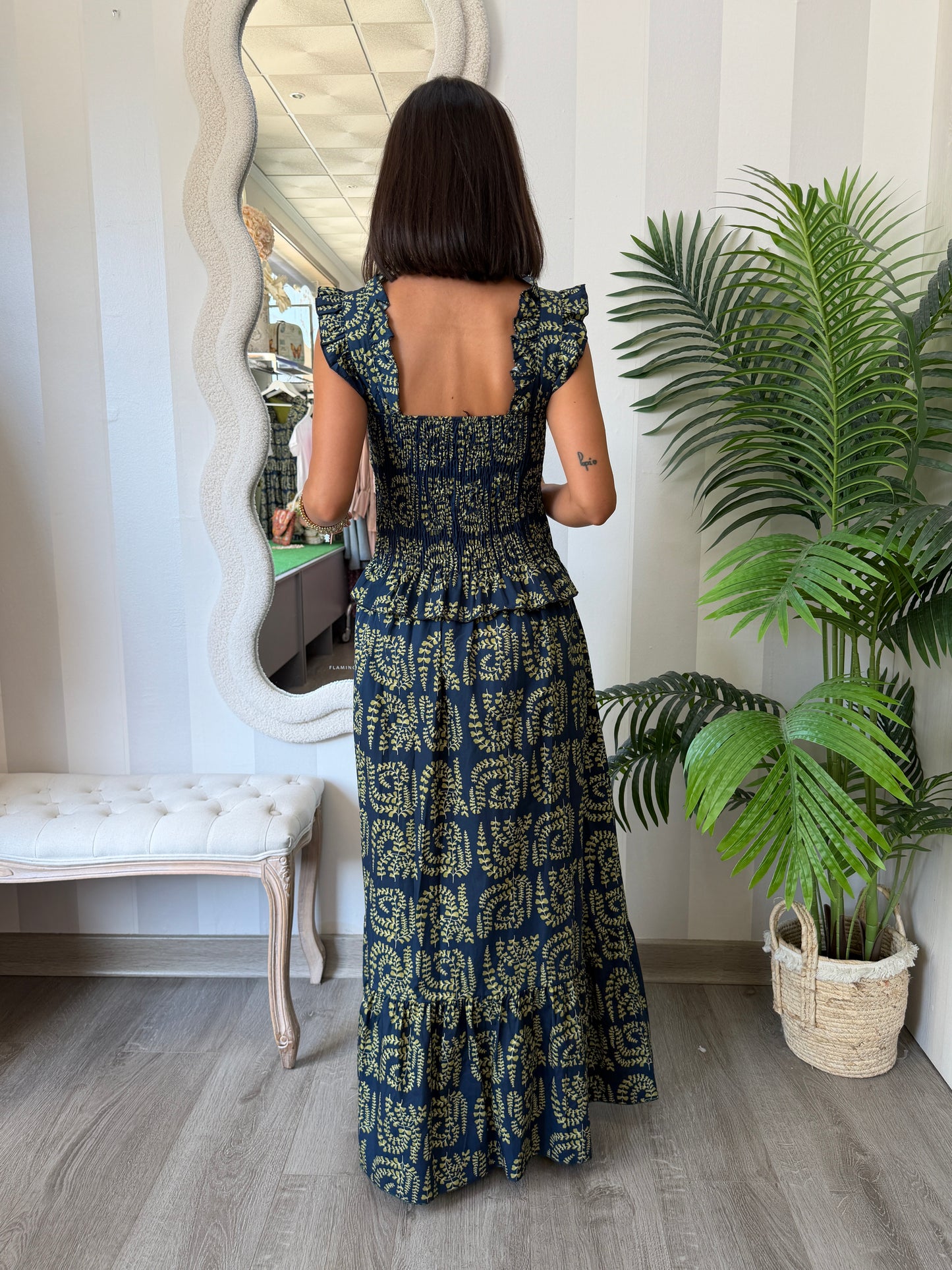 Vestido nido de abeja