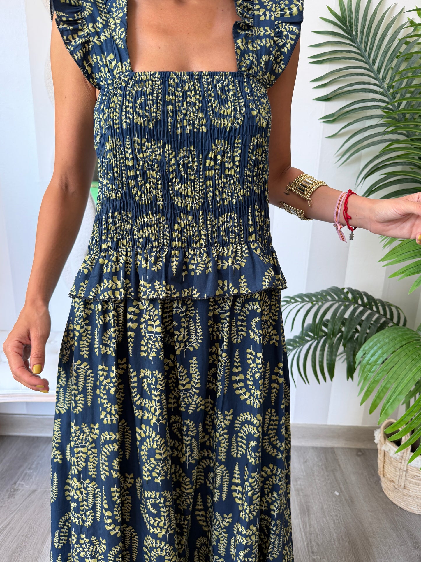 Vestido nido de abeja