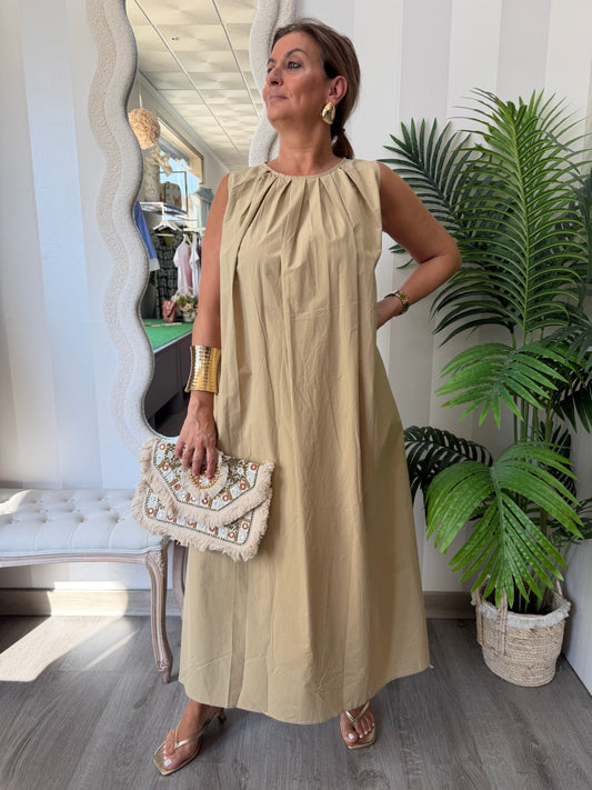 Vestido beige