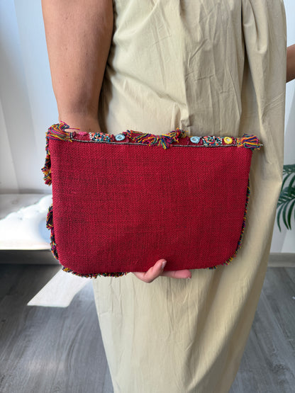Bolso bordado cristales