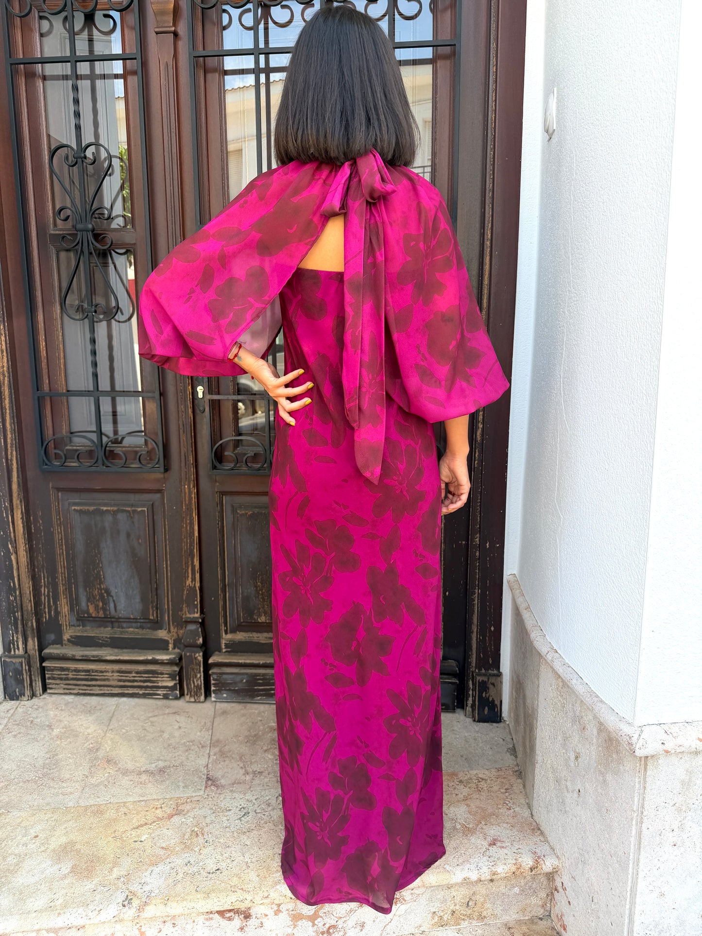 Vestido Flor Buganvilla