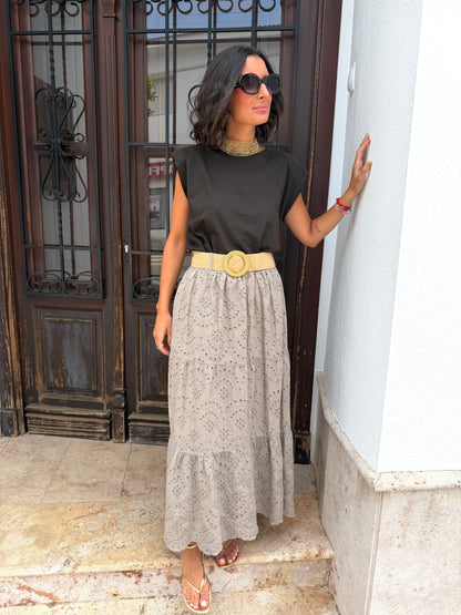 Falda Troquelada