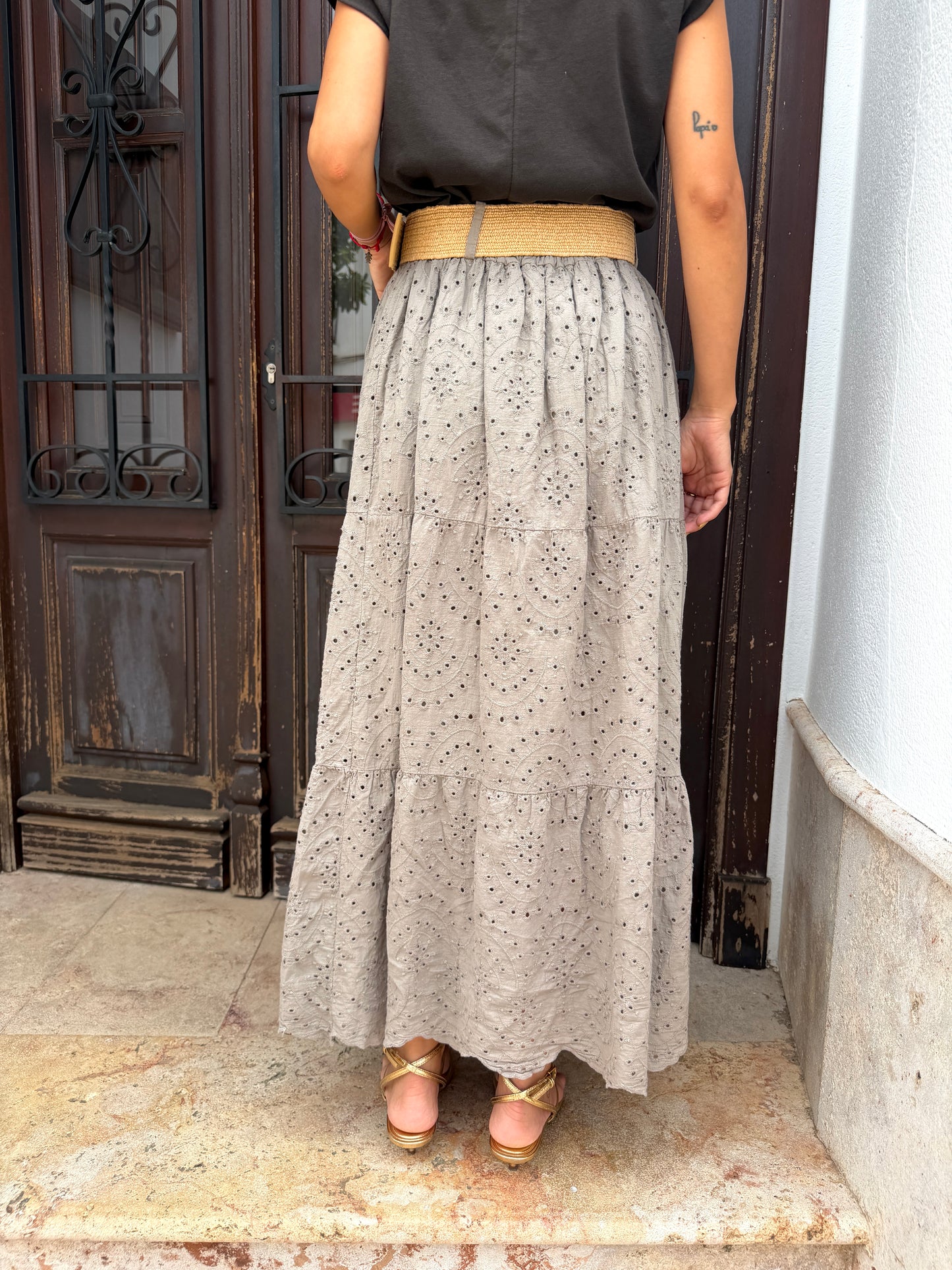 Falda Troquelada