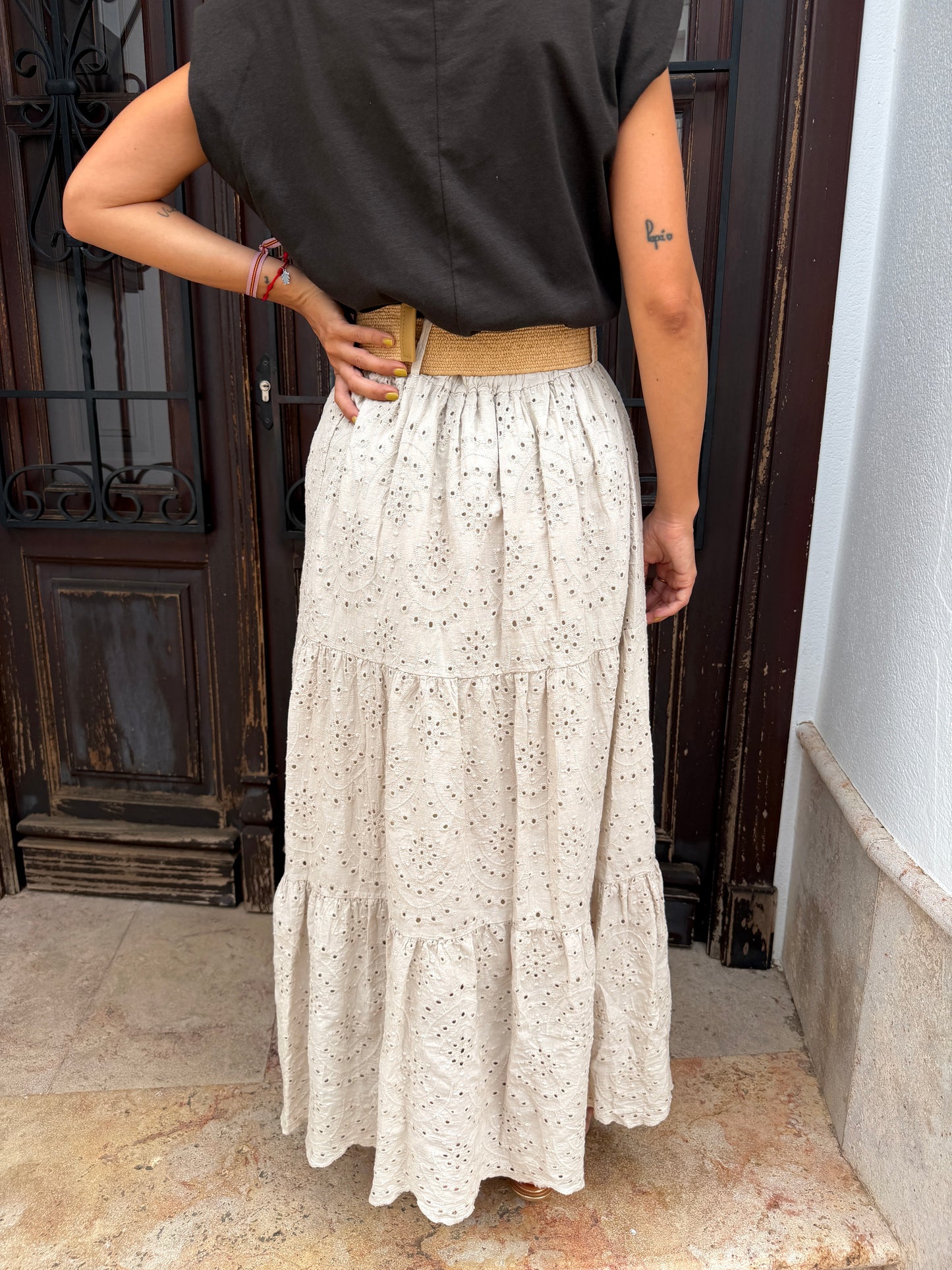 Falda Troquelada