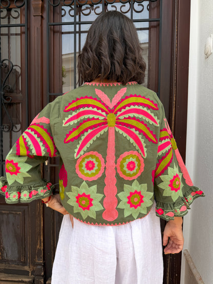 Blusa Palm Verde Militar