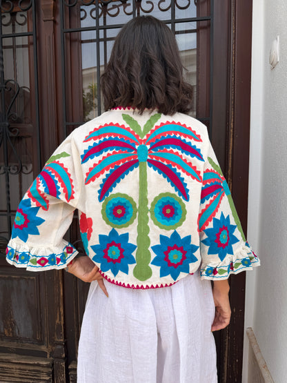 Blusa Palm Blanca