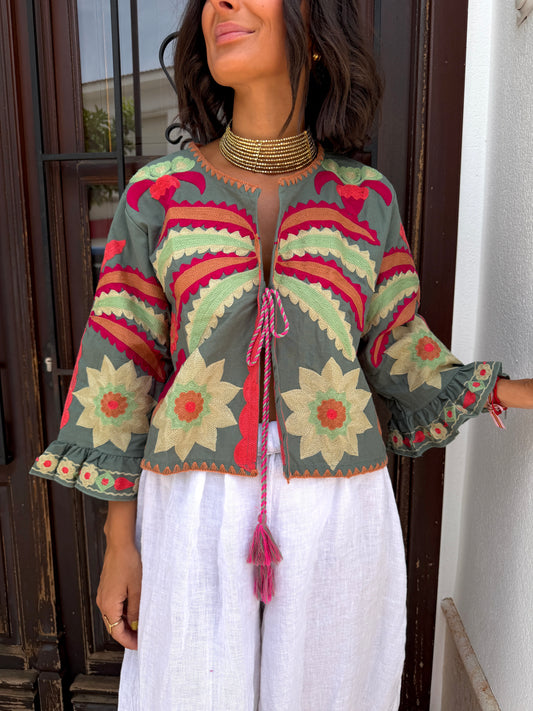 Blusa Palm Verde