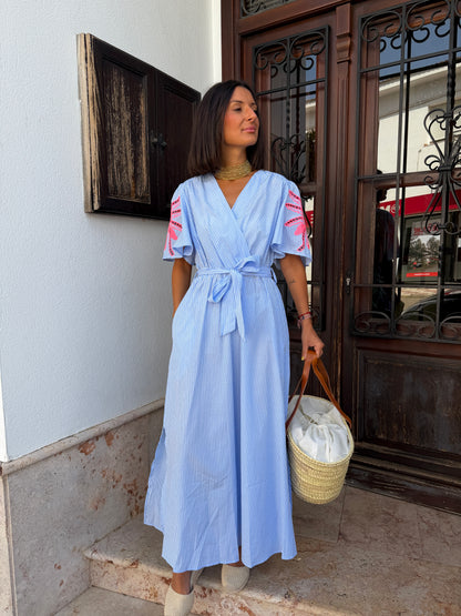 Vestido Rayas Detalle