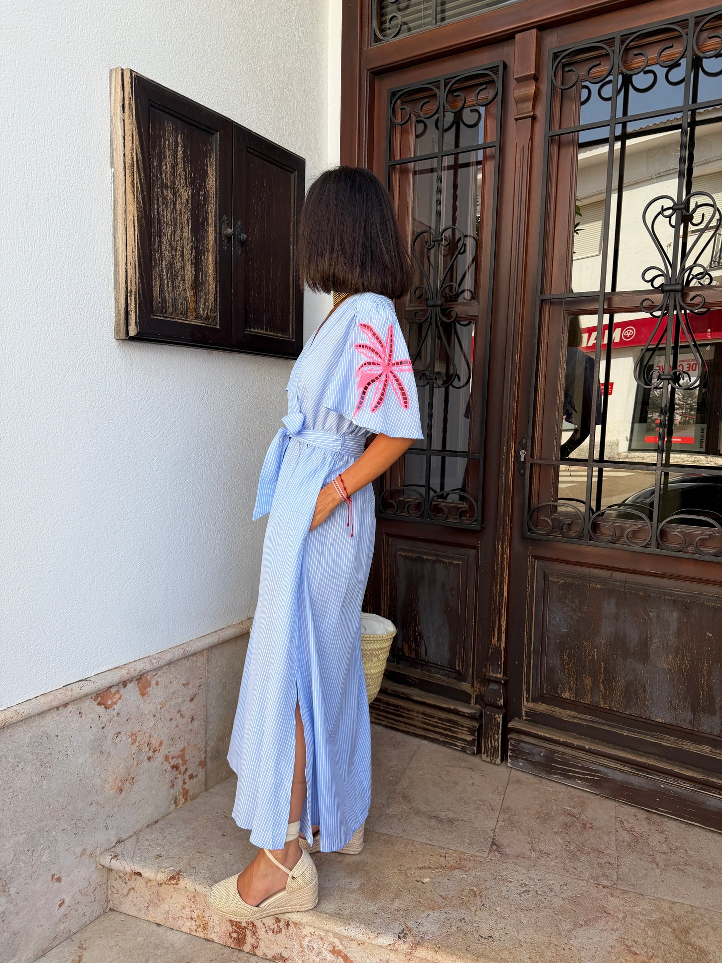 Vestido Rayas Detalle