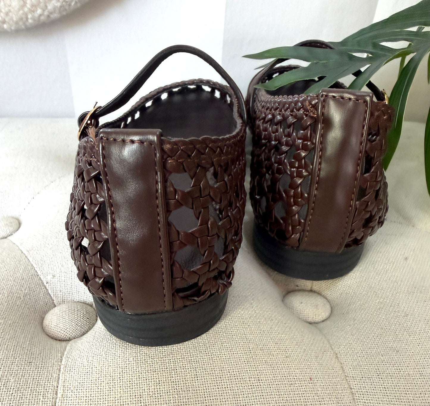 Sandalias merceditas chocolate