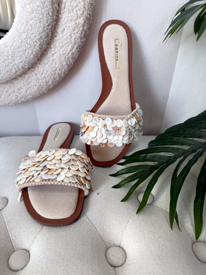 Sandalias nácar