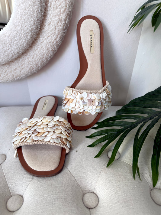 Sandalias nácar
