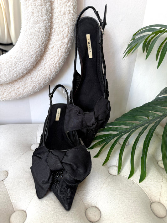 Zapato destalonado lazo