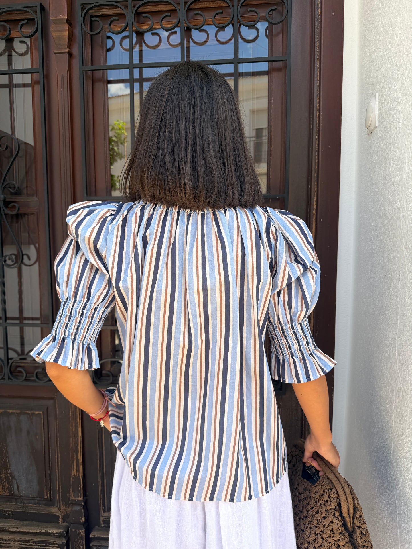Blusa Cervantina Rayas