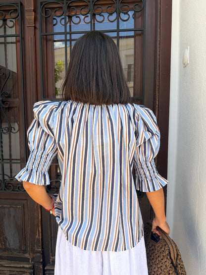Blusa Cervantina Rayas