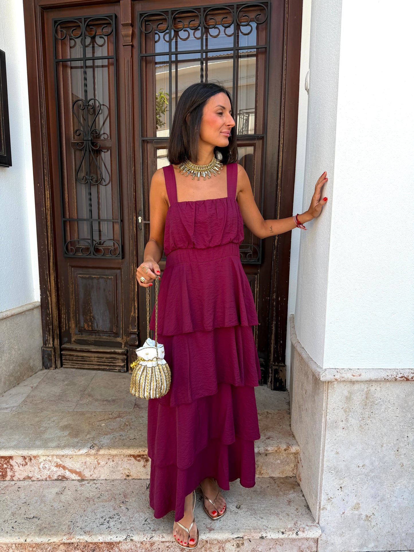 Vestido Menorca Volante