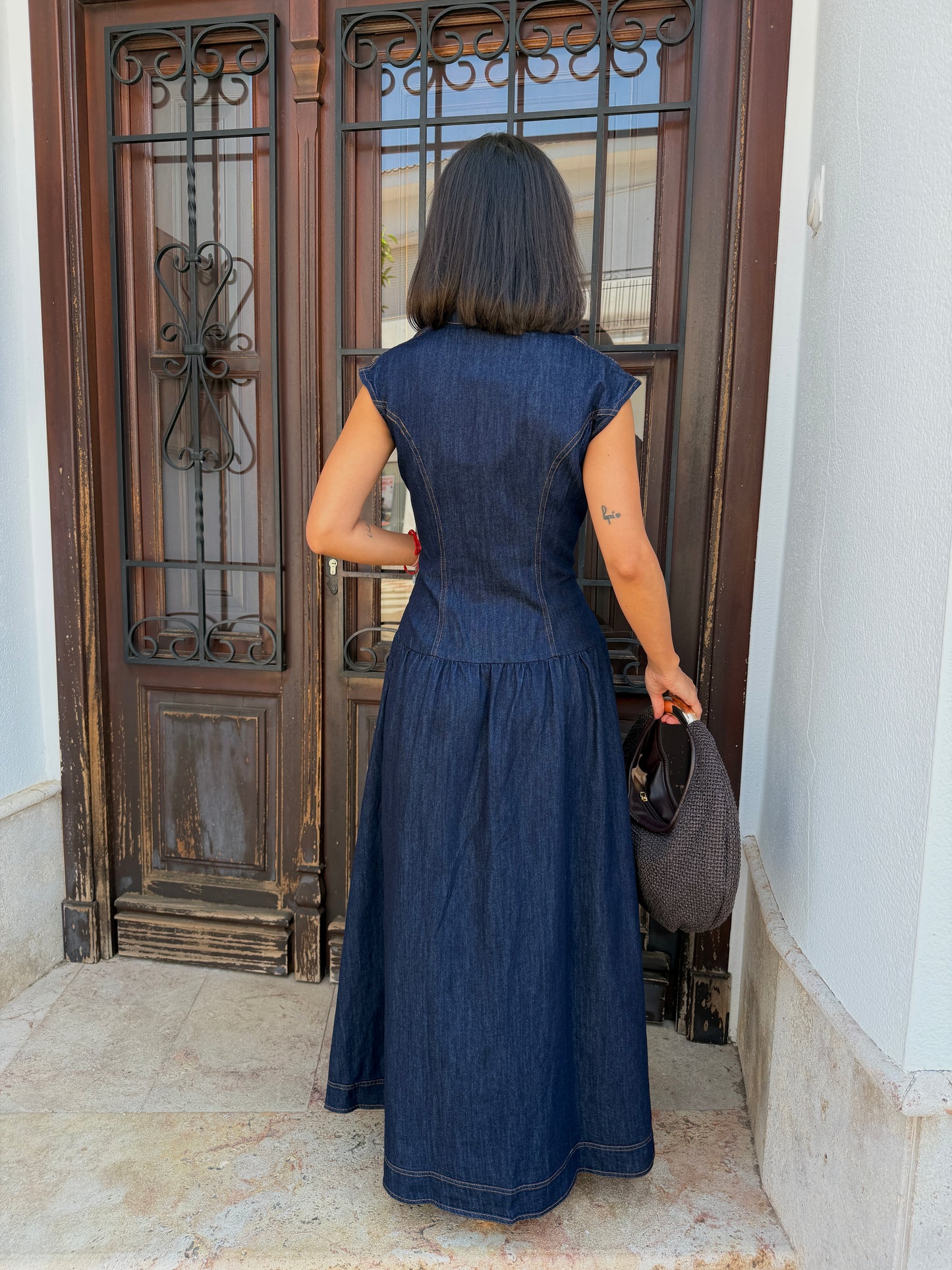 Vestido Vaquero Botones