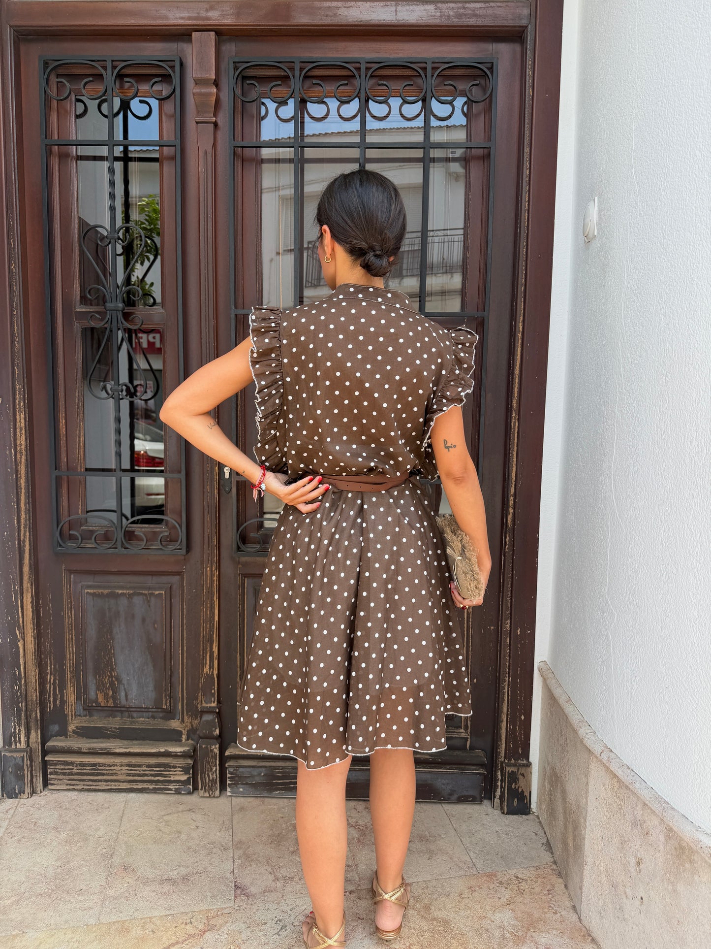 Vestido Lunares Corto