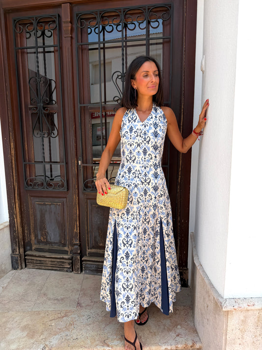 Vestido Mencía Azul