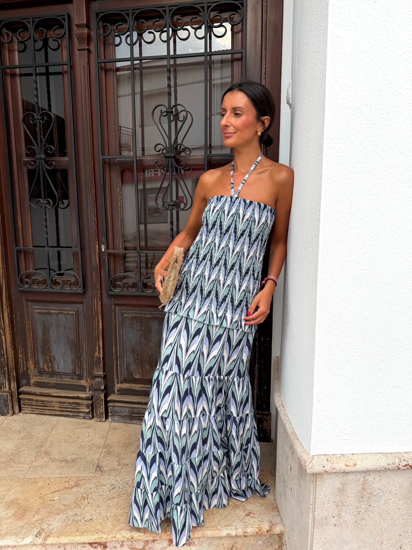 Vestido Pombo Azul