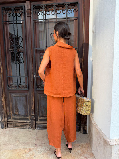 Conjunto Lino Teja