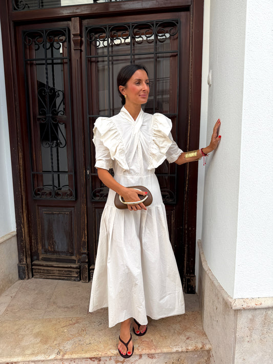 Vestido Leticia Beige