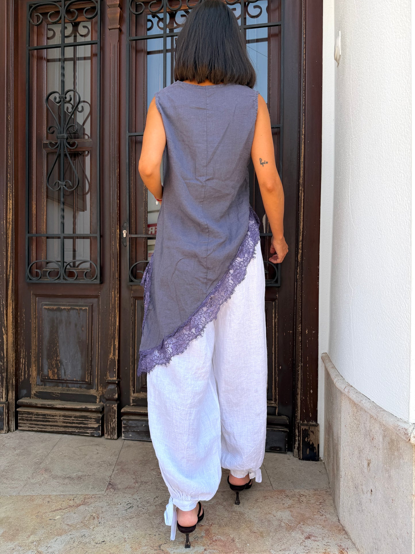 Pantalón Bombacho Lino