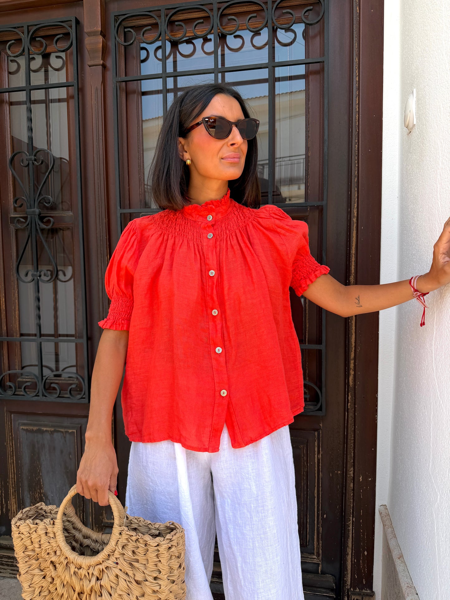 Blusa Cervantina Lino