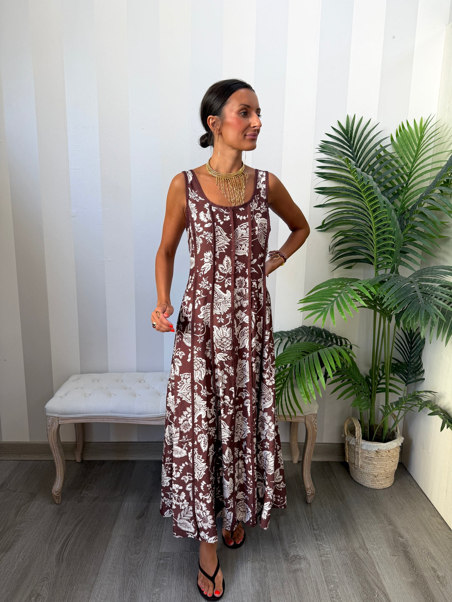 Vestido Elma Choco