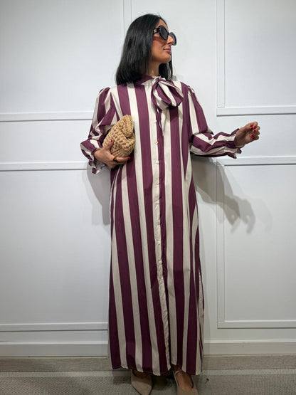 Vestido Rayas lazada