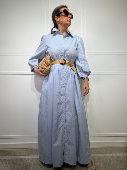 Vestido camisero Azul