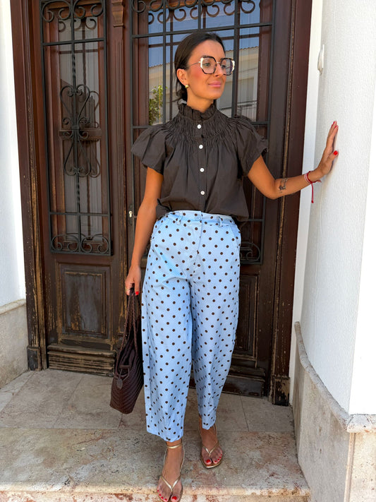 Pantalón Lunares Azul